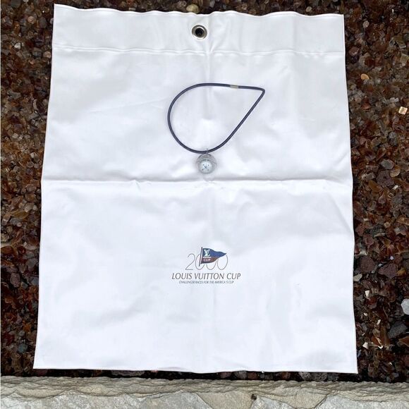 Authentic LOUIS VUITTON 2000 America's Cup Compass Bracelet & Bag Collector EUC! - Picture 3 of 9